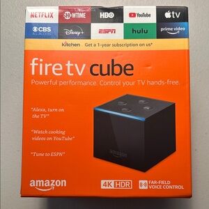 Amazon Fire TV Cube with Alexa and 4K HDR